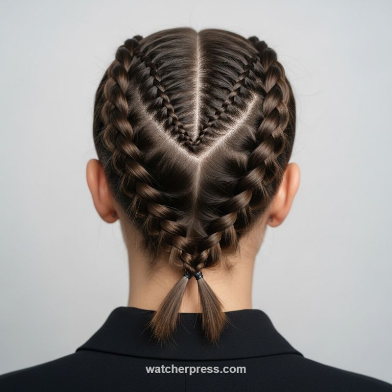 Precision Braiding: The V-Part Geometric Look for Maximum Shine Reflection