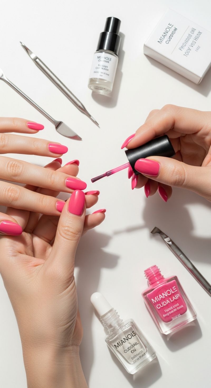 Prepping and Polishing the Perfect Hot Pink Base