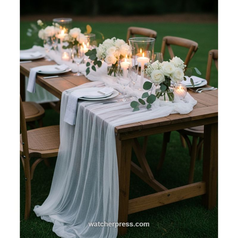 Principle #5: Master the Art of Textured Table Layering and Ambient Lighting