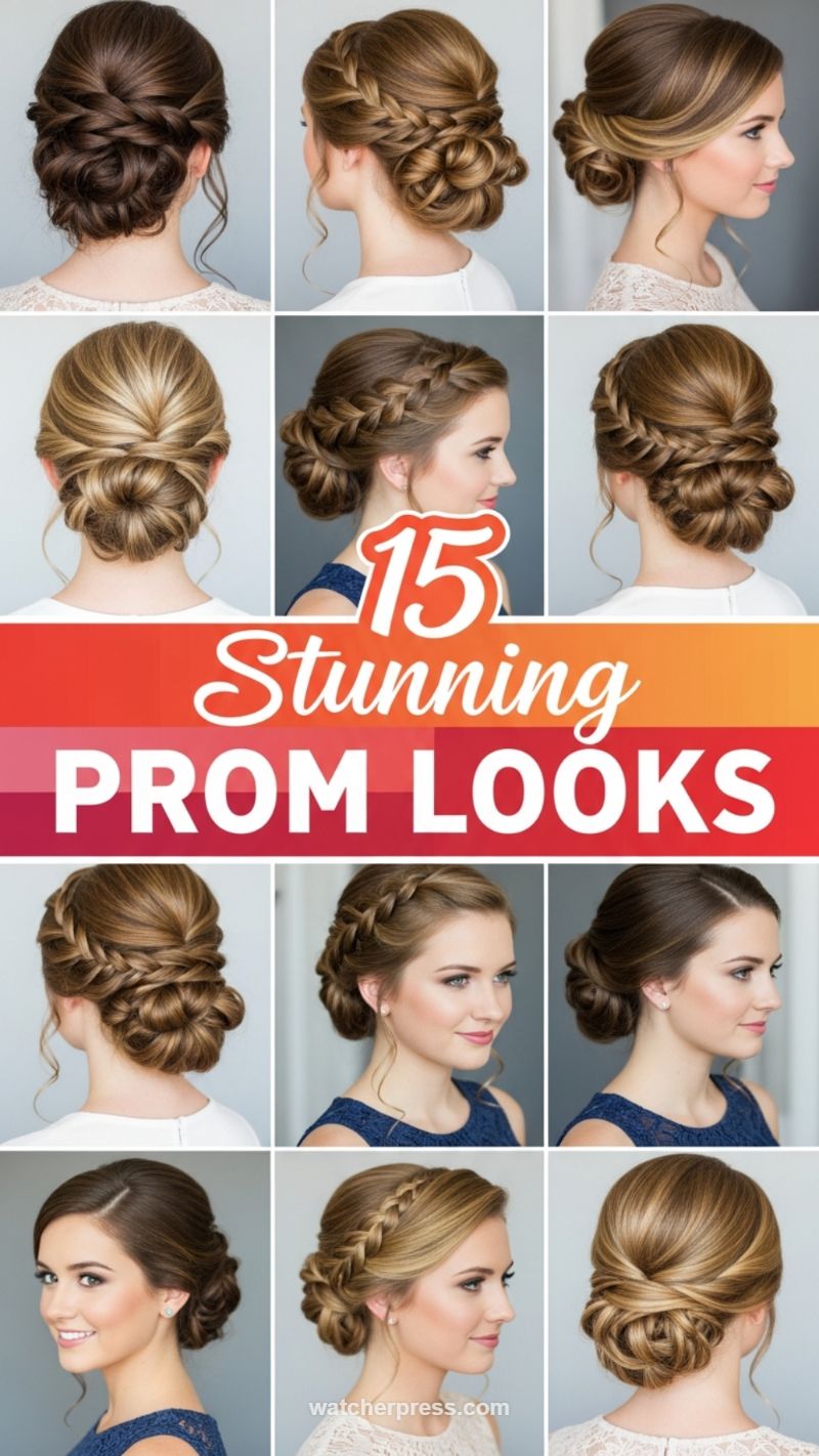 Prom Perfection: 15 Stunning Updos and Braids