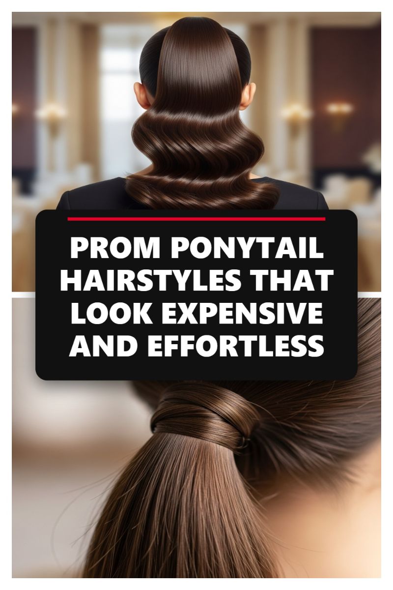 PROM PONYTAIL HAIRSTYLES THAT LOOK EXPENSIVE AND EFFORTLESS