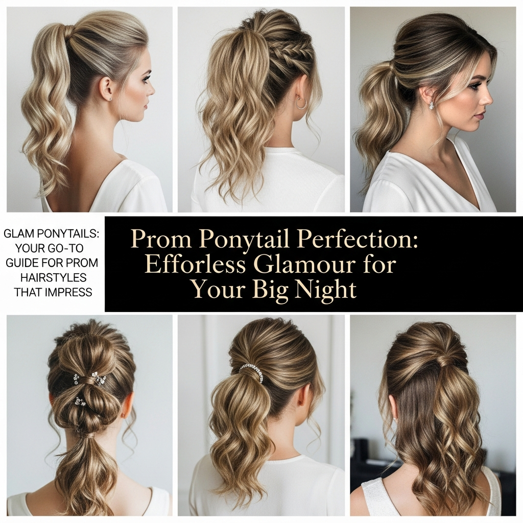 Prom Ponytail Perfection: Effortless Glamour for Your Big Night
