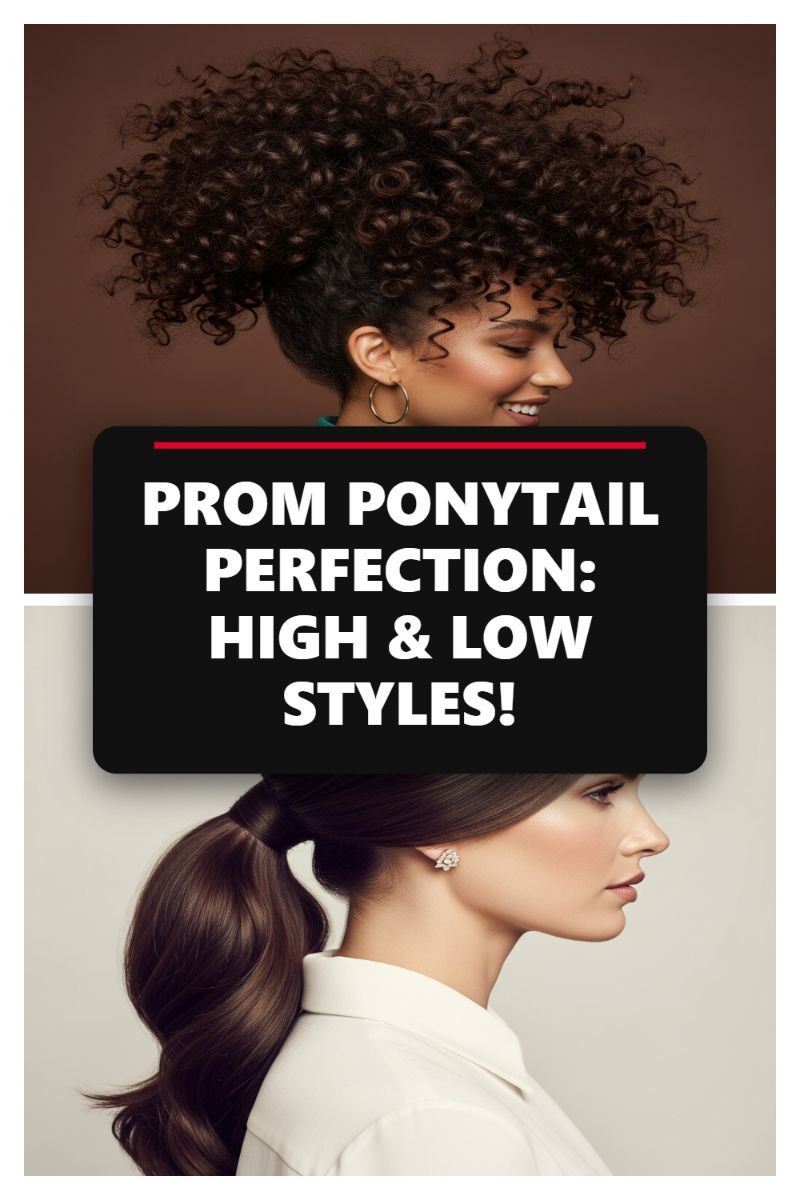 PROM PONYTAIL PERFECTION: HIGH & LOW STYLES!