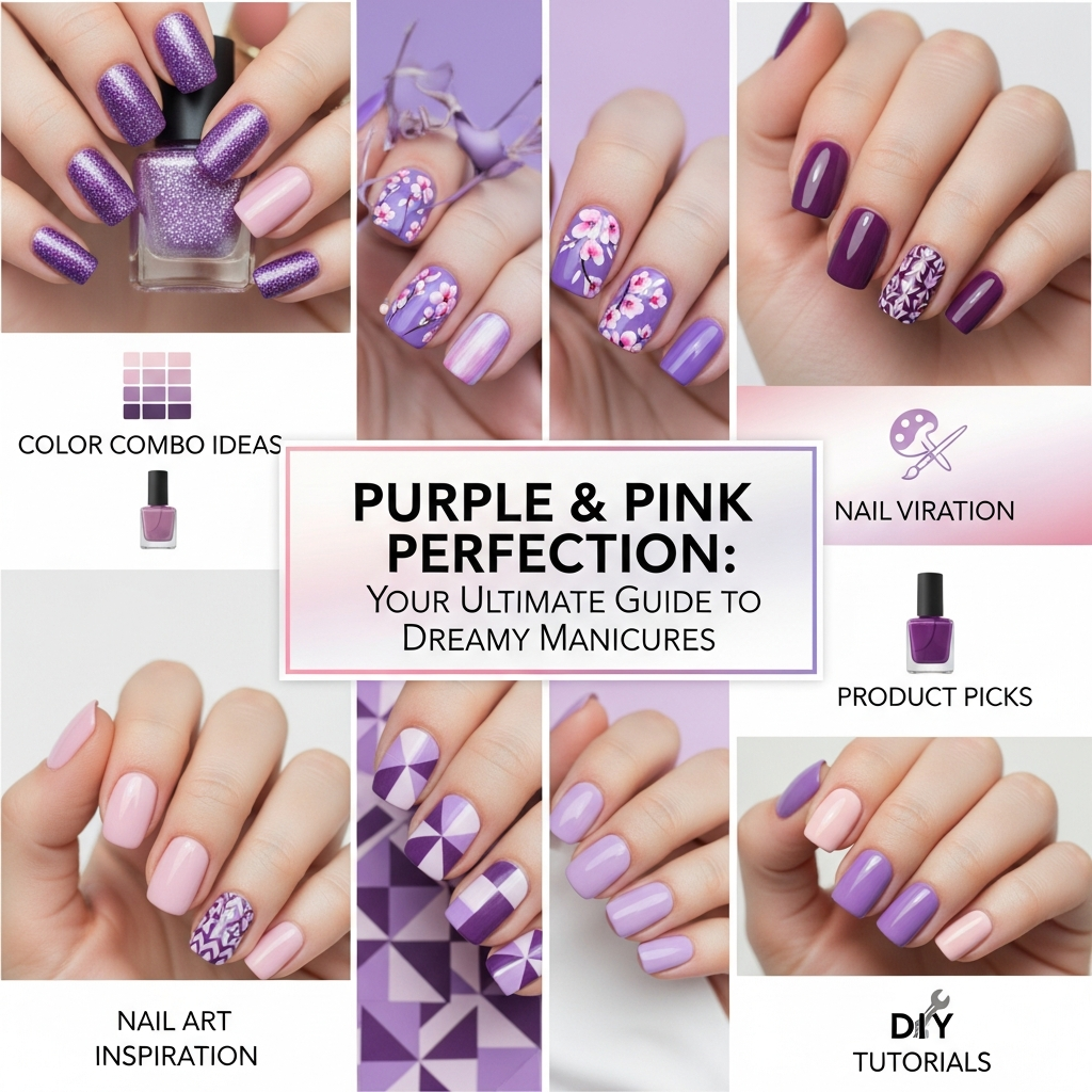 Purple & Pink Perfection: Your Ultimate Guide to Dreamy Manicures