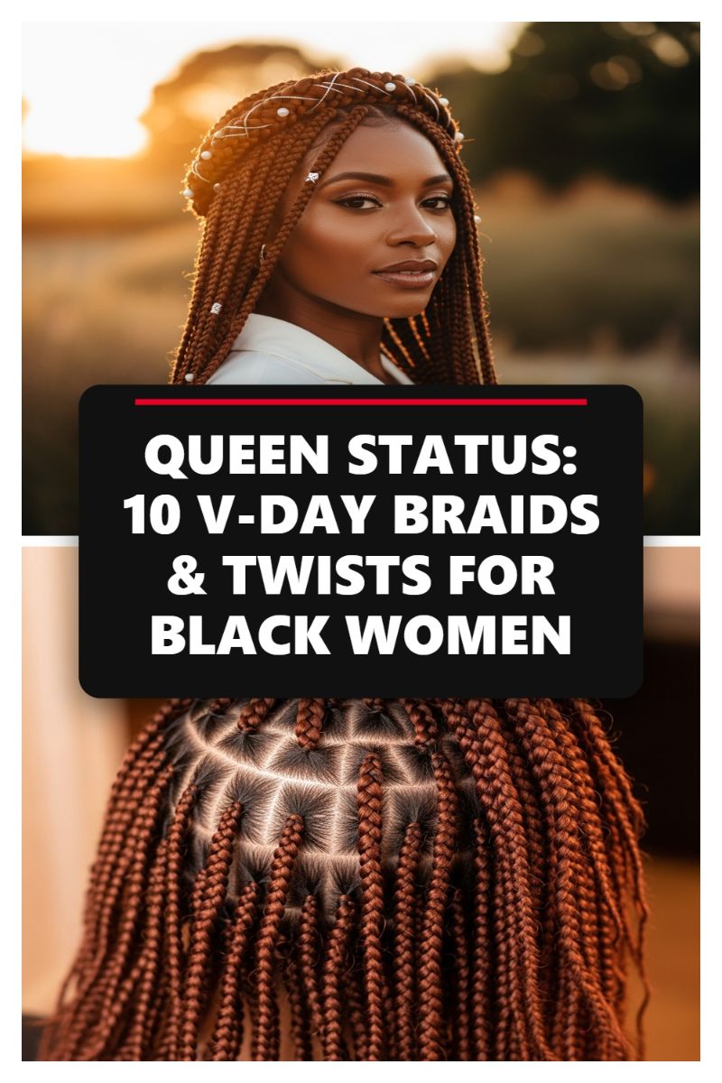 Queen Status Braids: Accessorized Braids and Twists for Prom Royalty
