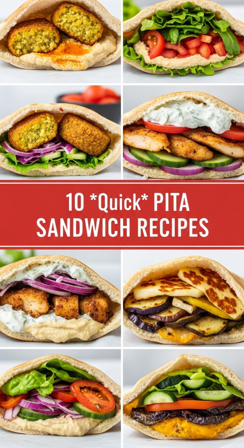 Quick & Delicious Pita Sandwich Recipes