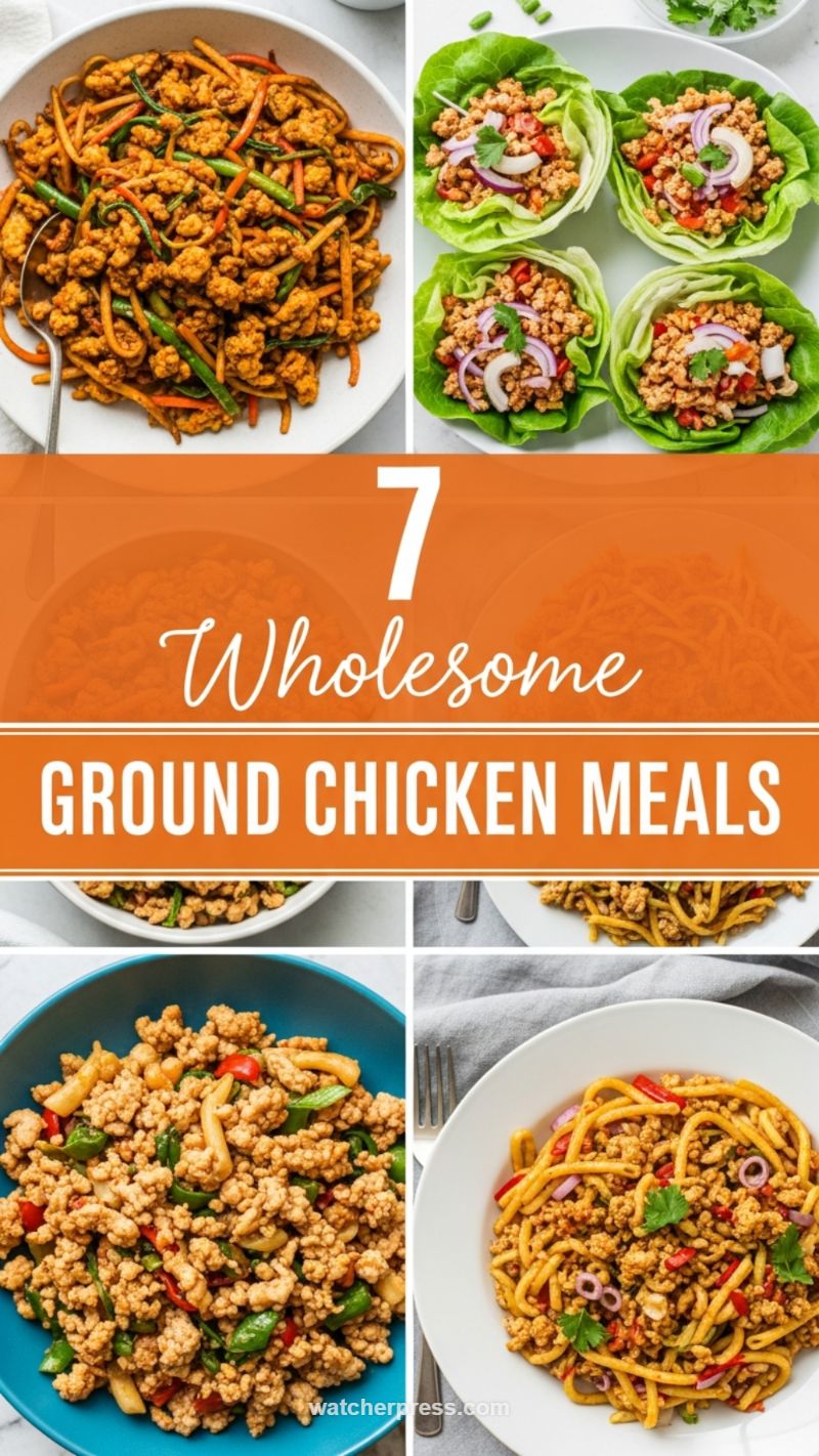 Quick & Healthy: Wholesome Ground Chicken Meals