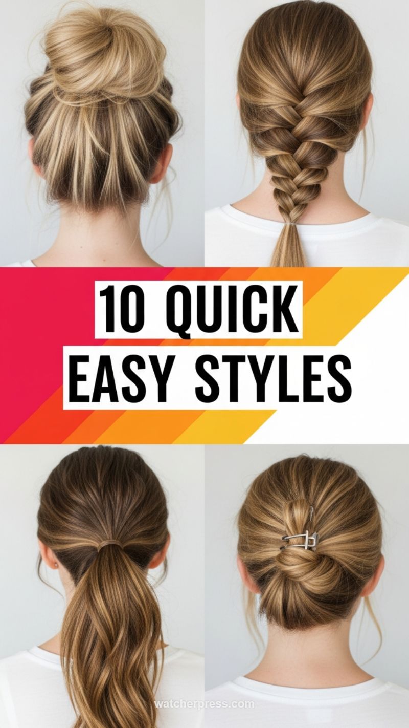 Quick Morning Fixes: 10 Easy Styles
