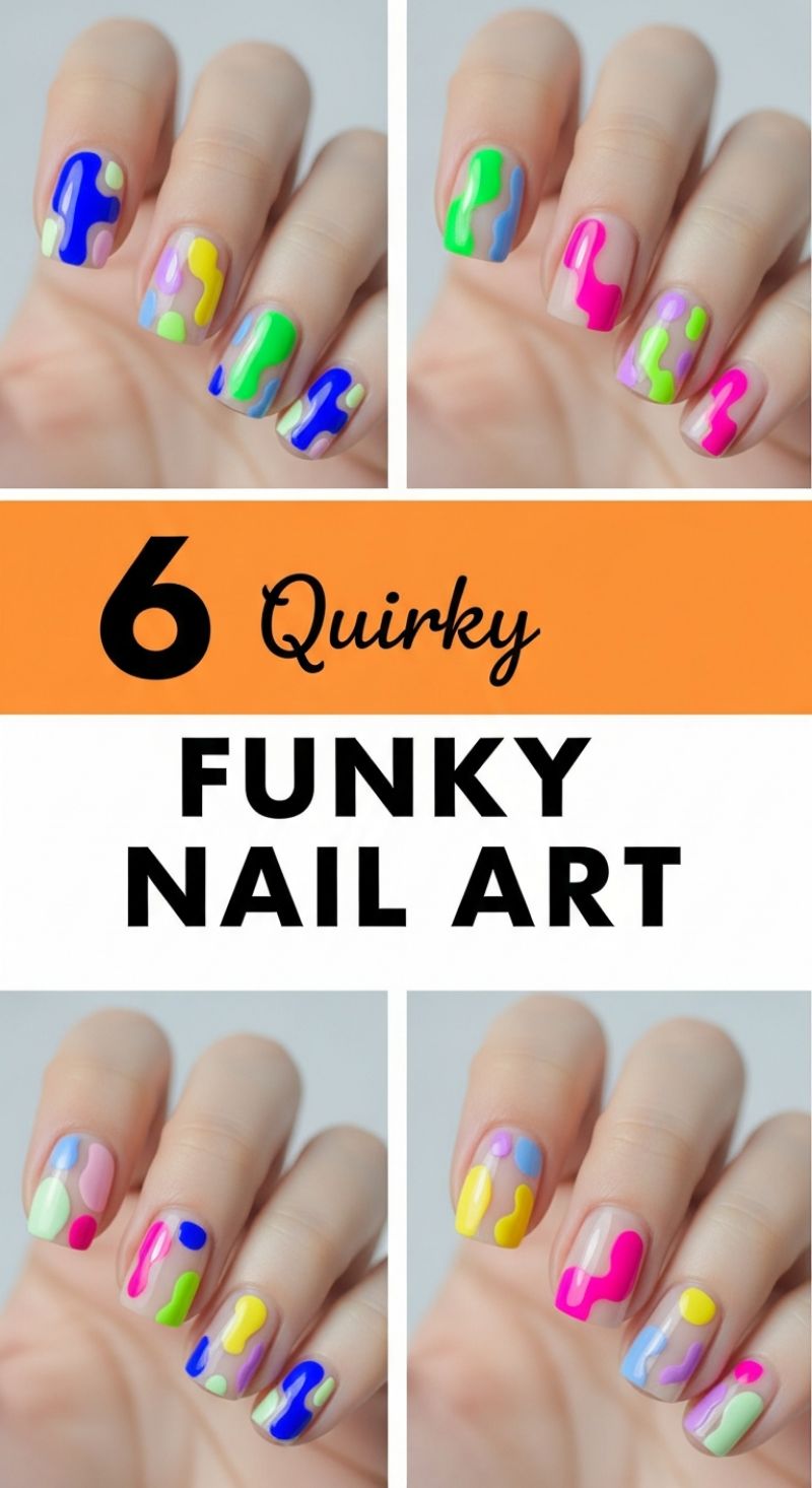 Quirky Funky Nail Art