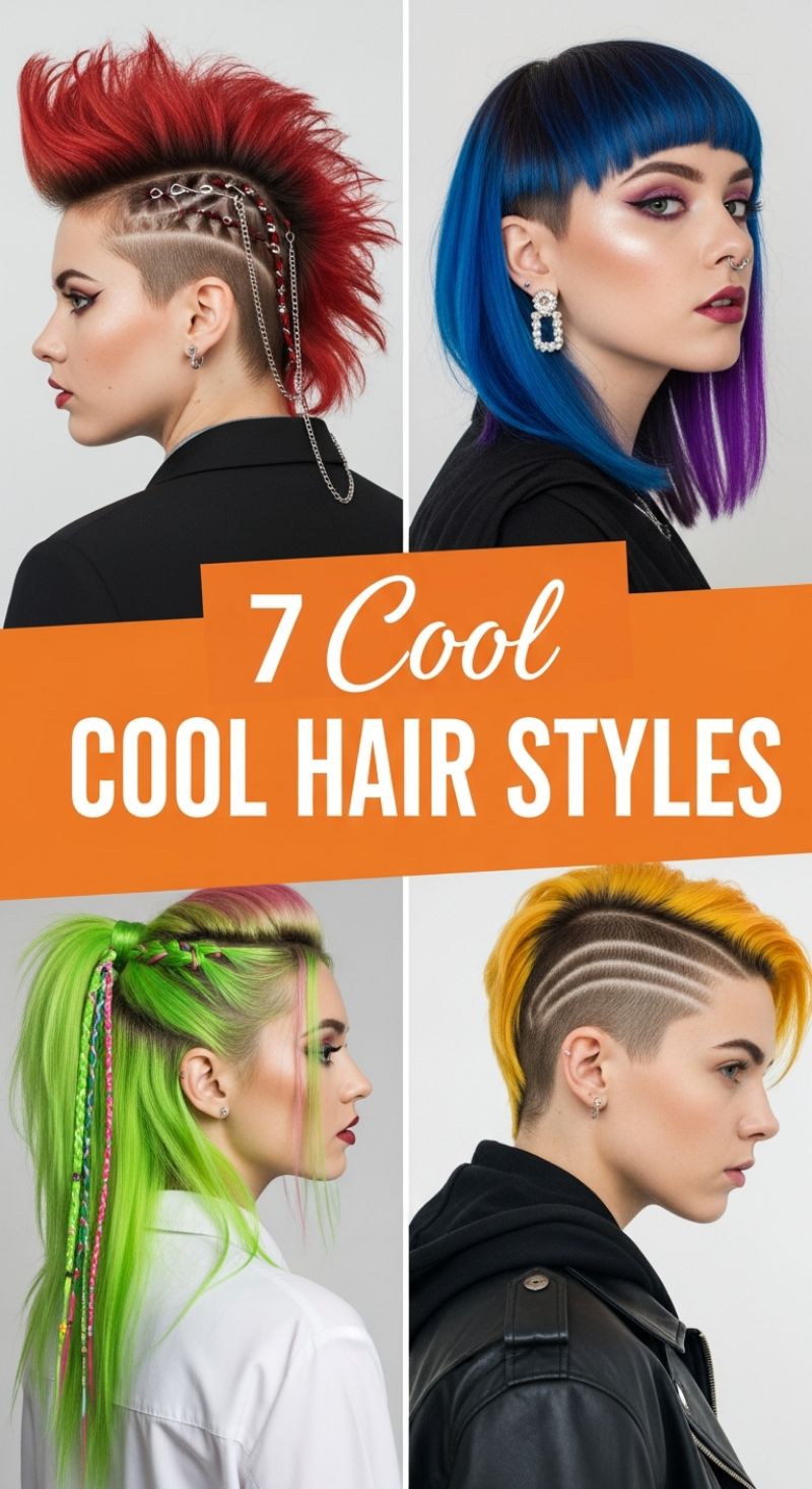 The Ultimate Hairstyle Lookbook: 100+ Stunning Ideas for Every Length, Texture, and Occasion Radical Transformations: Cool, Edgy, and Alternative Hair Styles