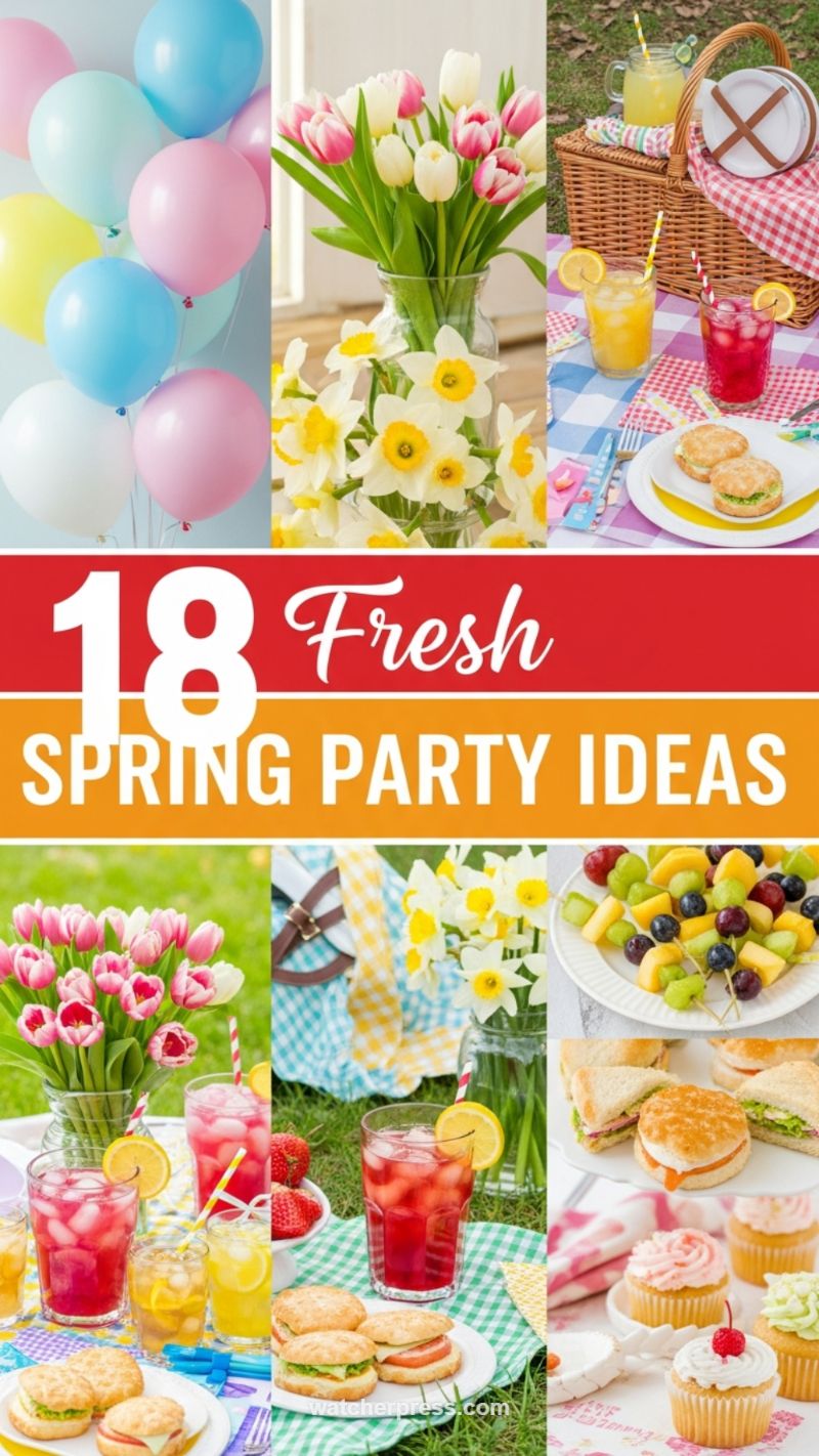 Refreshing Spring Picnic & Floral Display