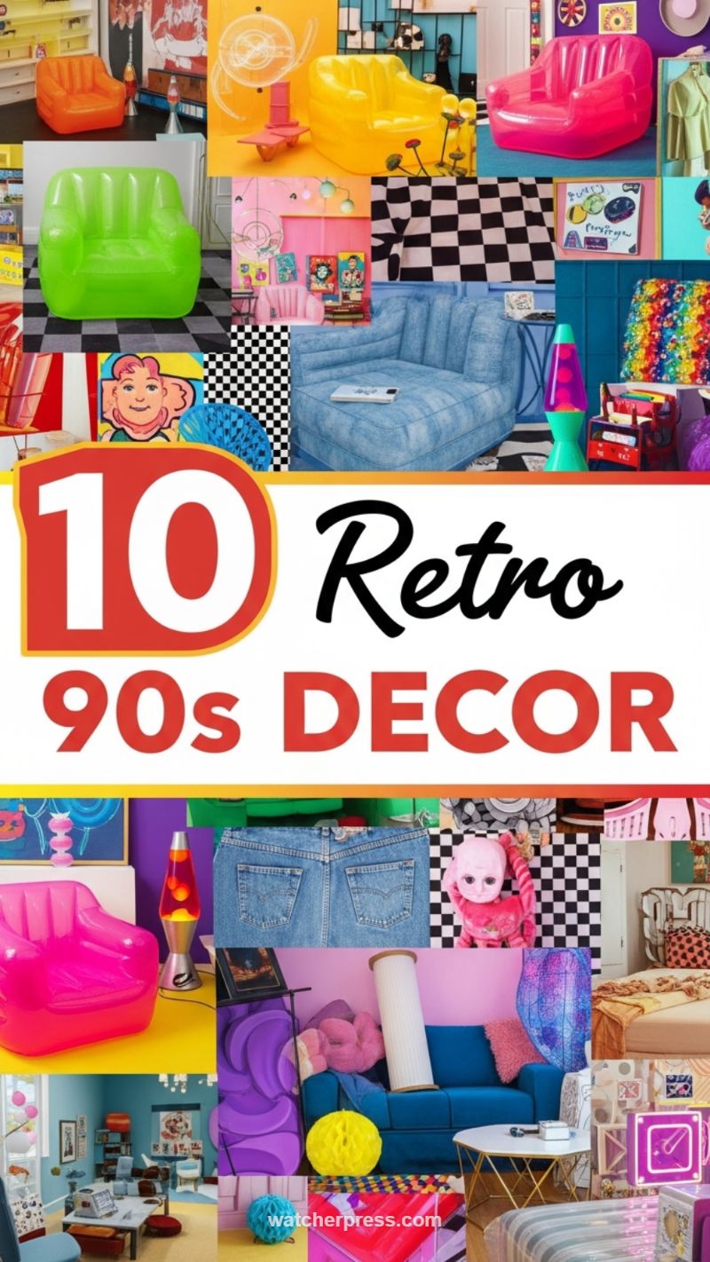 Retro 90s Decor Nostalgia