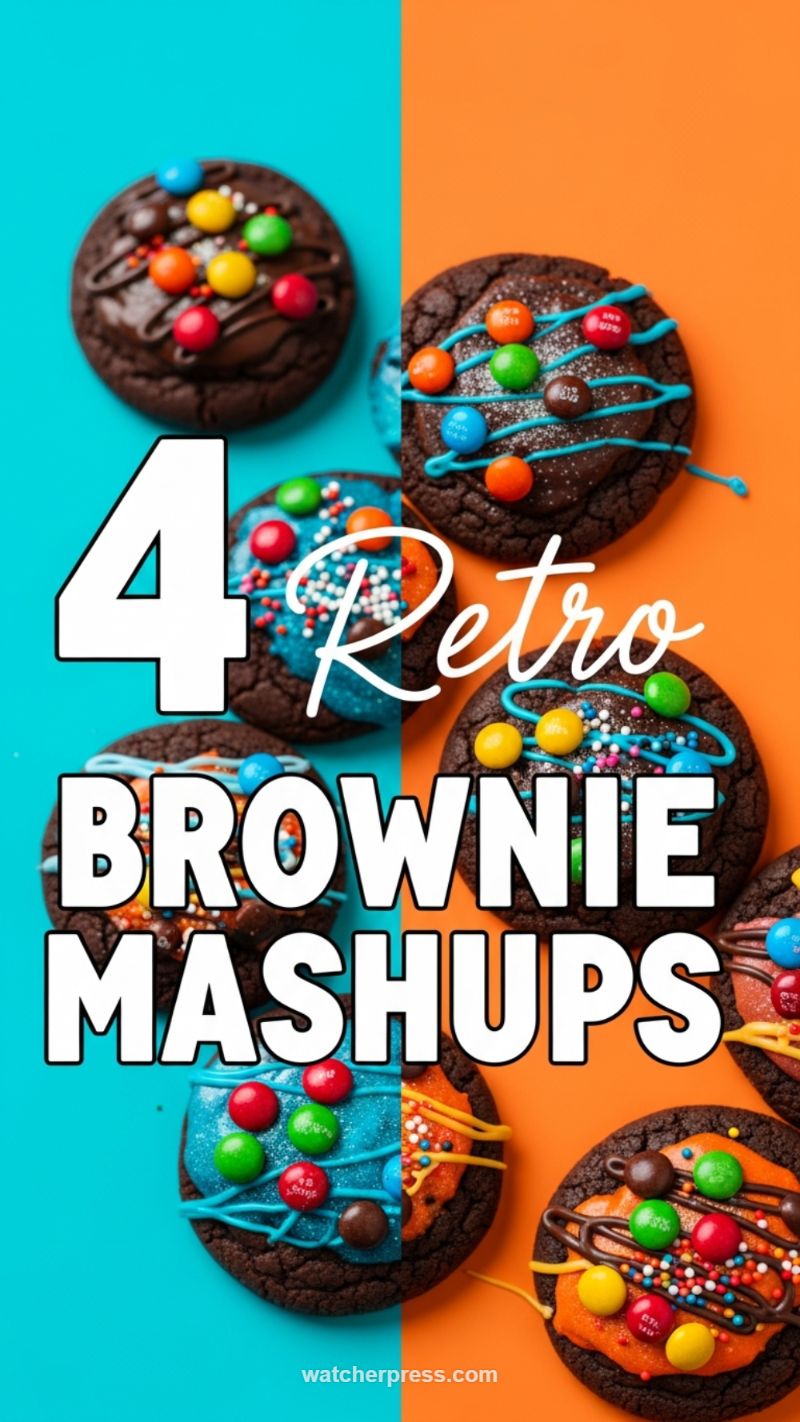 Retro Brownie Explosion Mashups