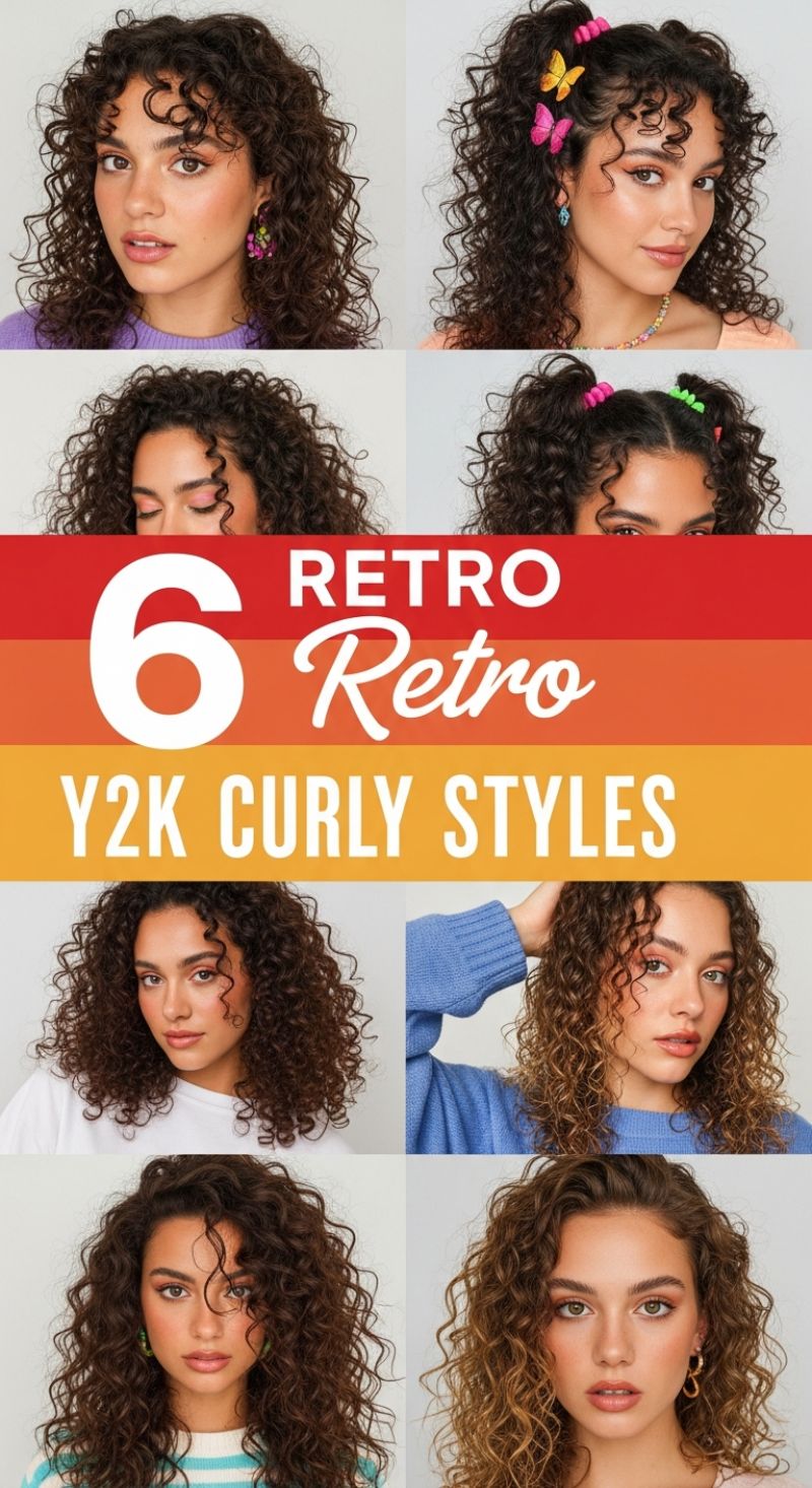 Retro Revival: Y2K Curly Prom Fun