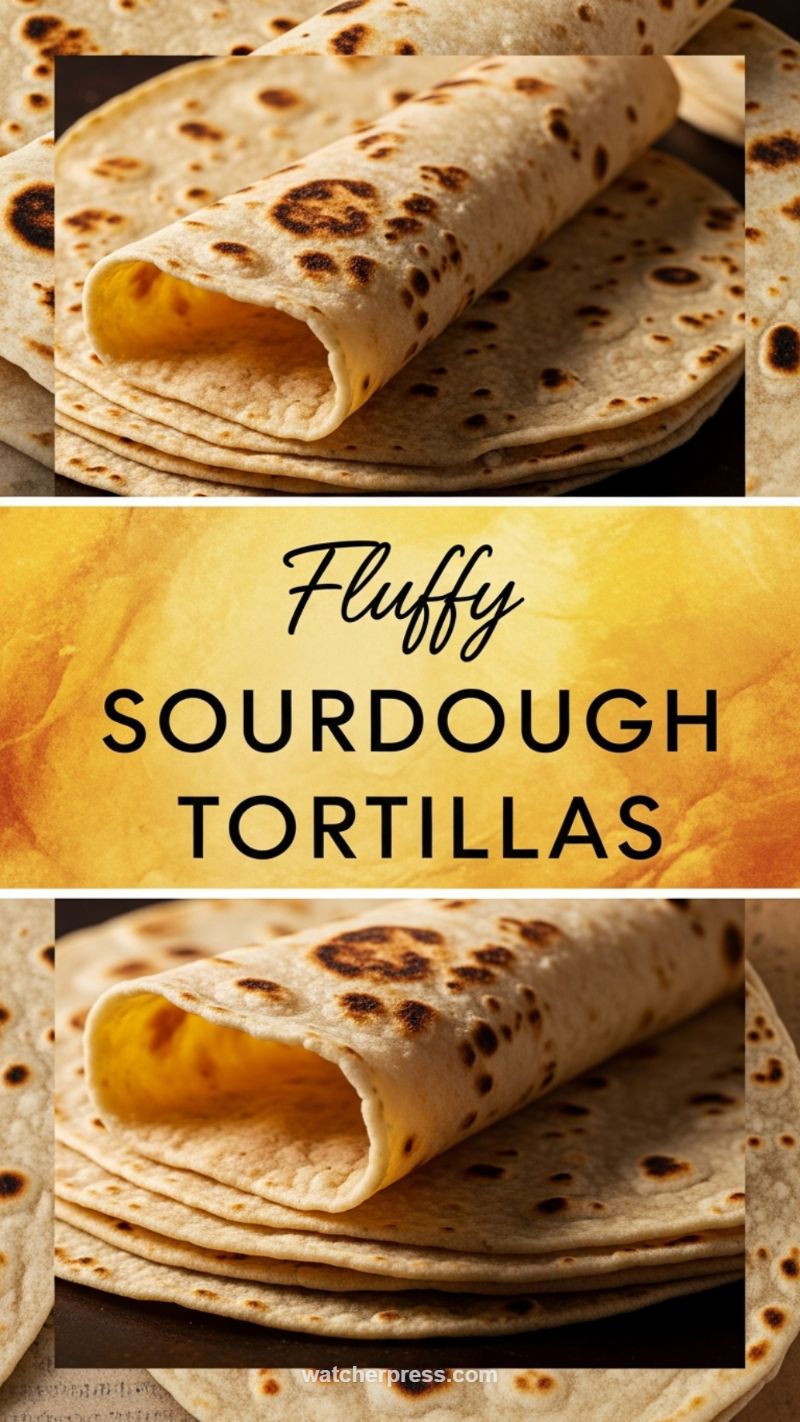 Revolutionary Flatbread: Fluffy Sourdough Tortillas