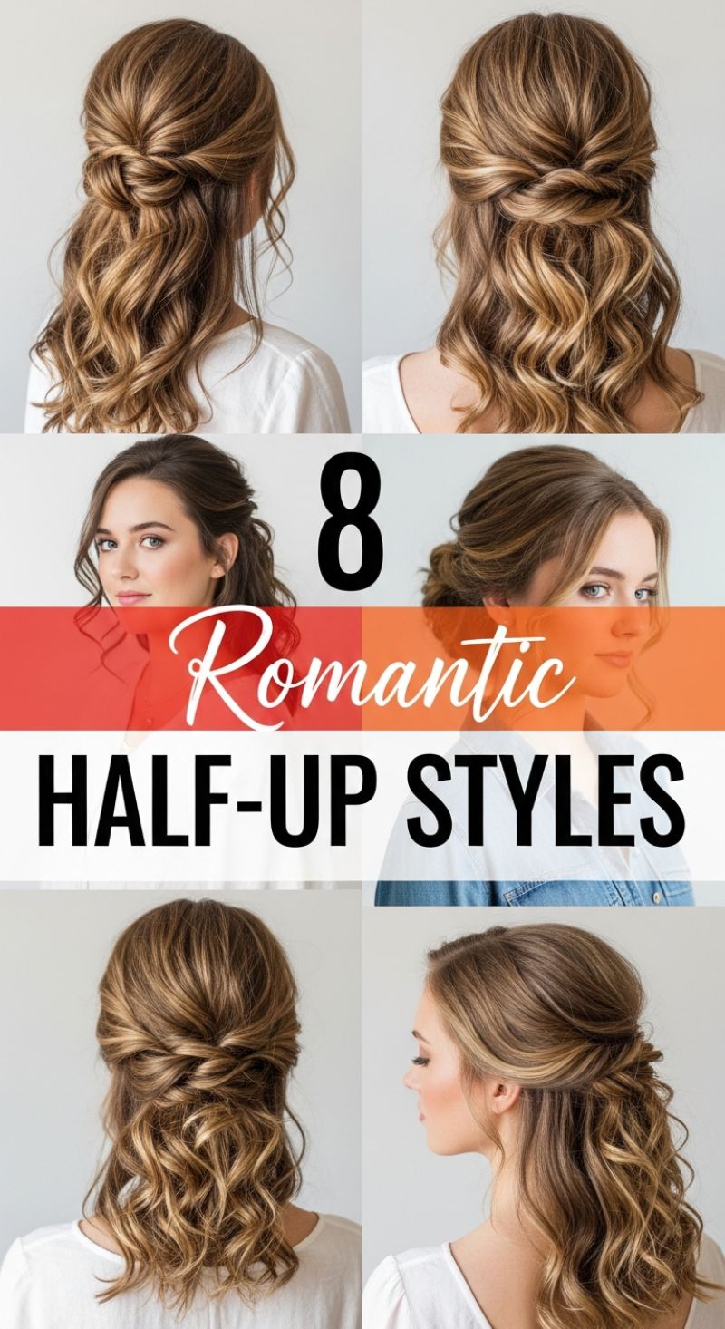 Romantic Charm: Dreamy Half-Up Prom Hairstyles