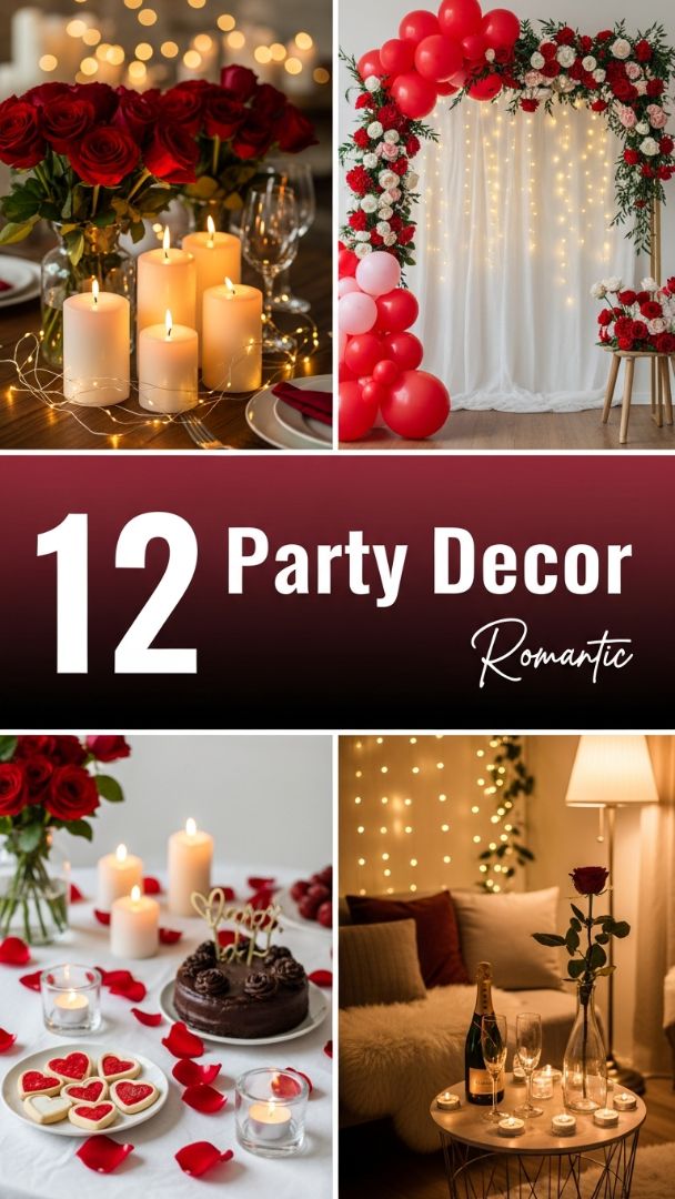 Romantic Decor Versatility: Mastering Candlelight, Roses, and Fairy Lights for Any Occasion
