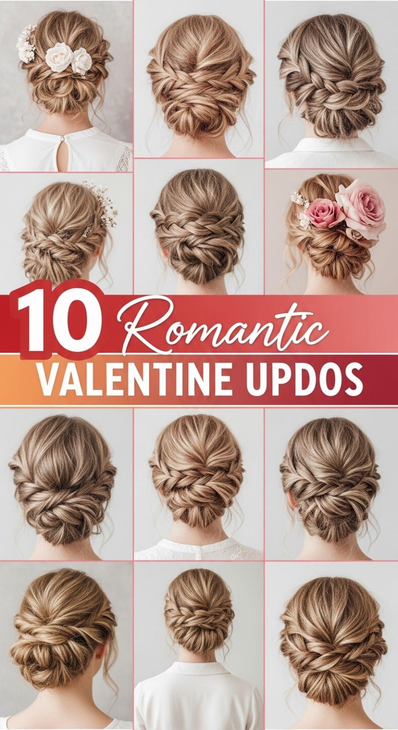 Romantic Updo Inspiration: 10 Braided and Twisted Buns