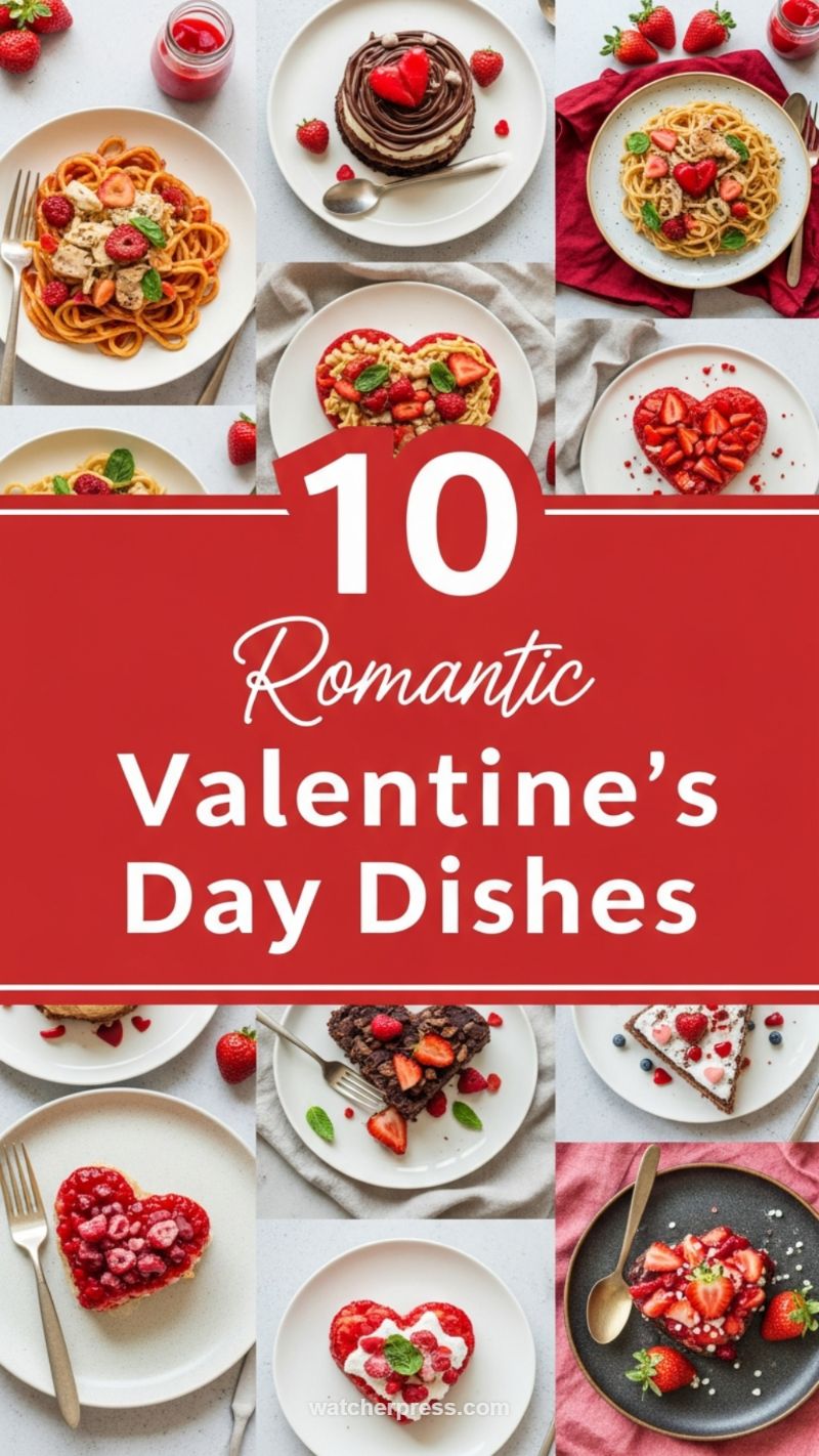 Romantic Valentine's Day Dinner & Dessert Ideas