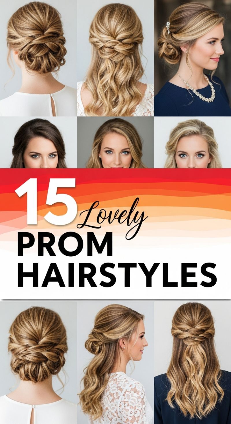 Romantic Versatility: Lovely Prom Hairstyles