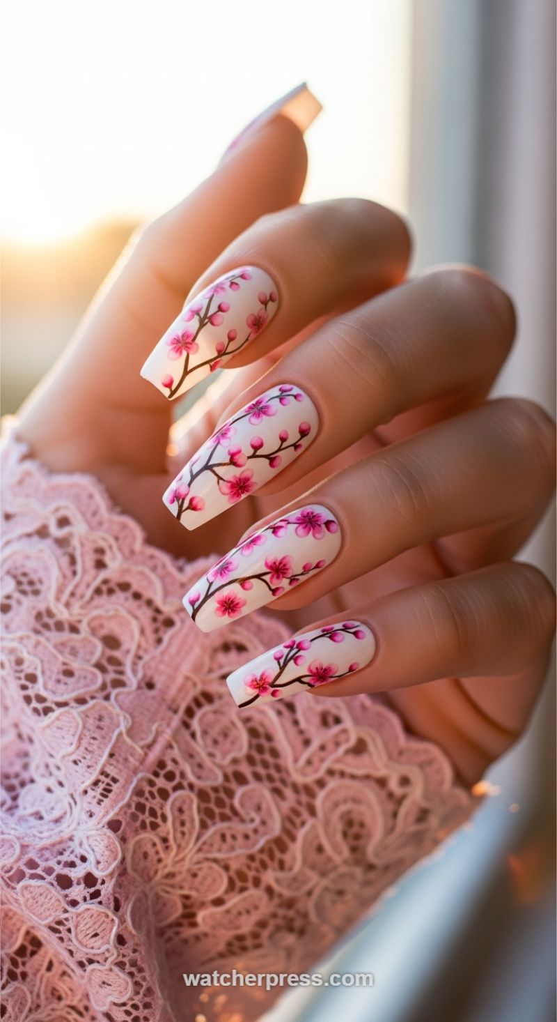 Romantic Watercolor Blossom Design