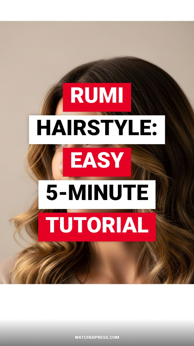 RUMI HAIRSTYLE: EASY 5-MINUTE TUTORIAL