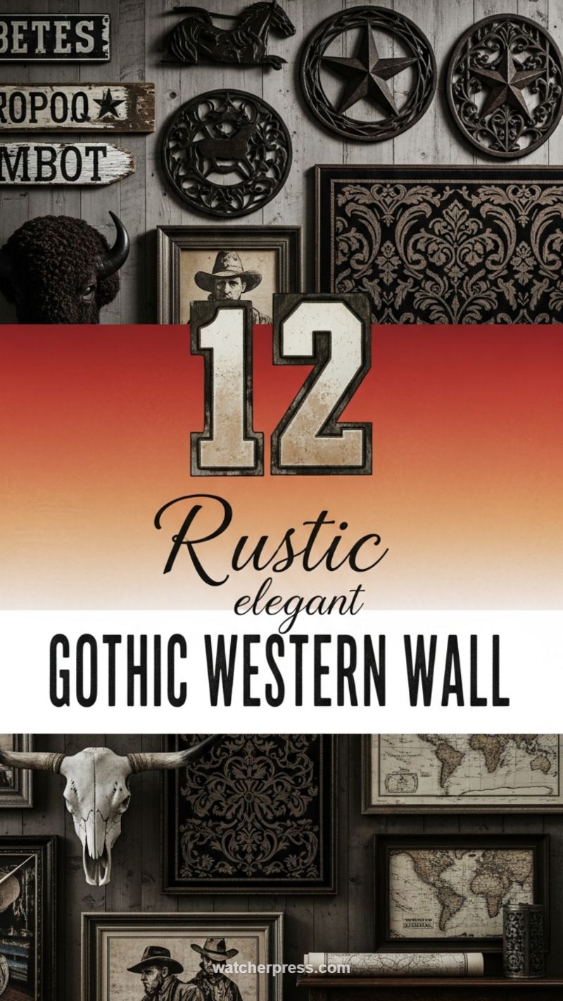 Rustic Elegant Gothic Western Walls