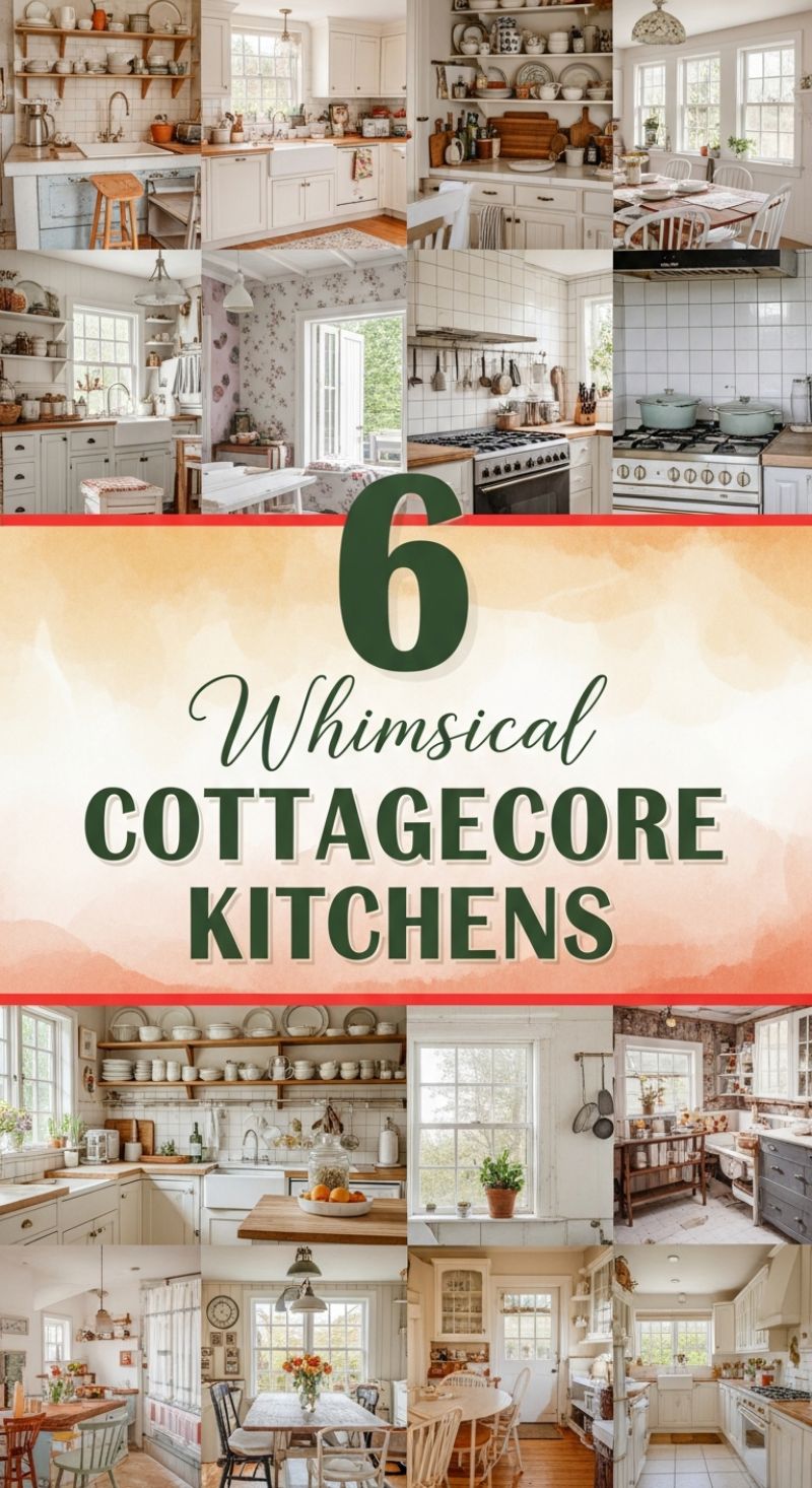 Rustic Romance: Whimsical Cottagecore Kitchens