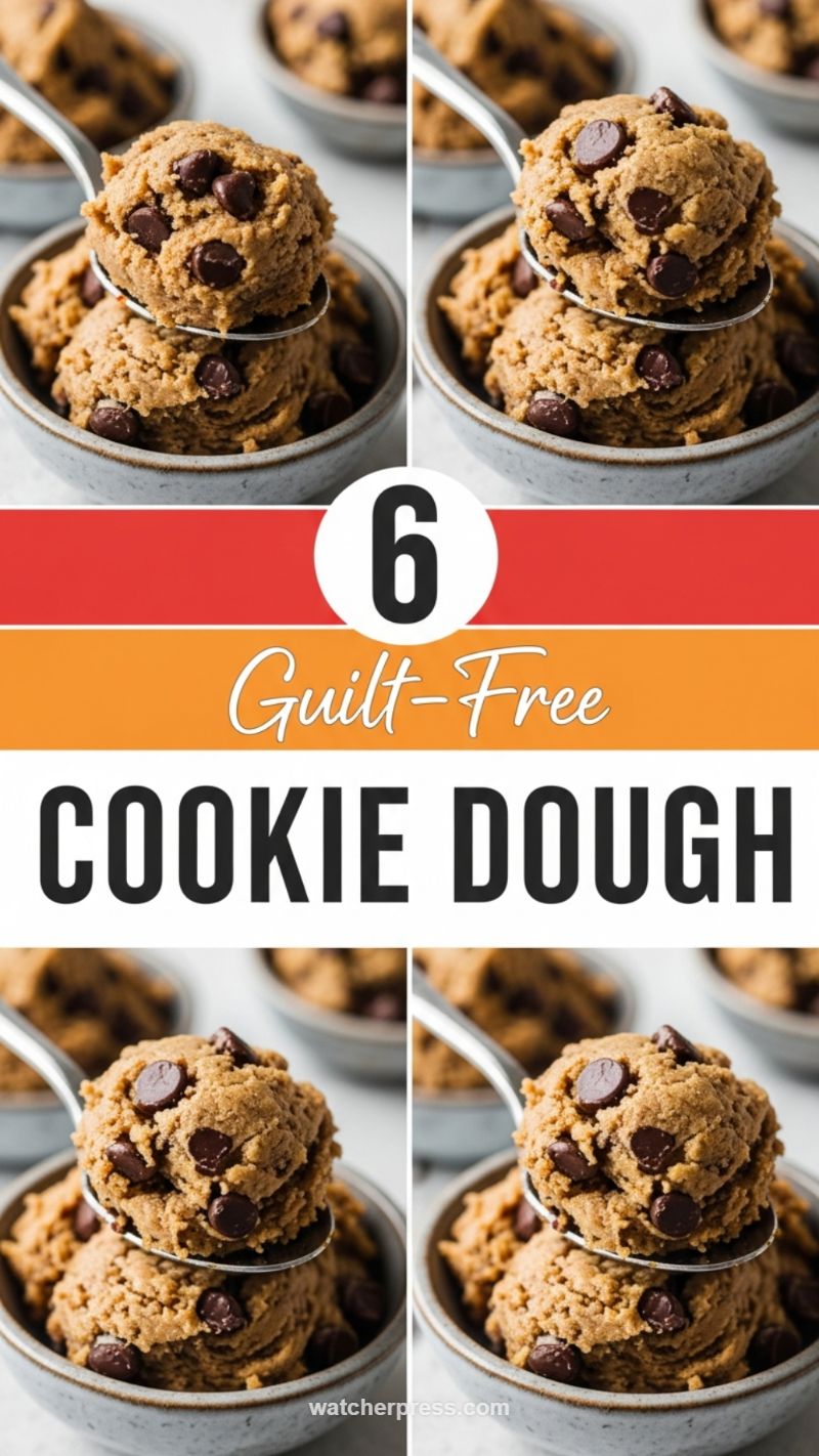 Safe Snacking: 6 Guilt-Free Edible Cookie Dough Recipes