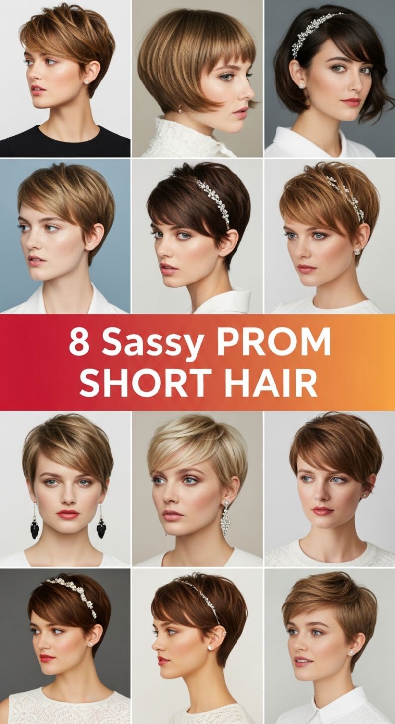 Sassy & Chic: Prom Short Hair Statements