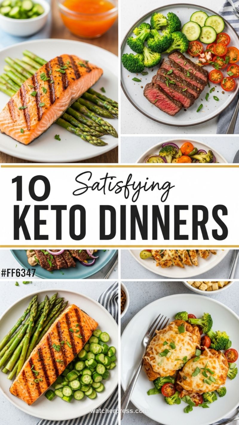 Satisfying Keto Dinners: Grilled Salmon, Steak & Chicken Parmesan