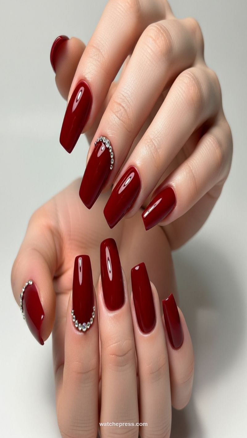 Scarlet Crimson Gemstone Bites