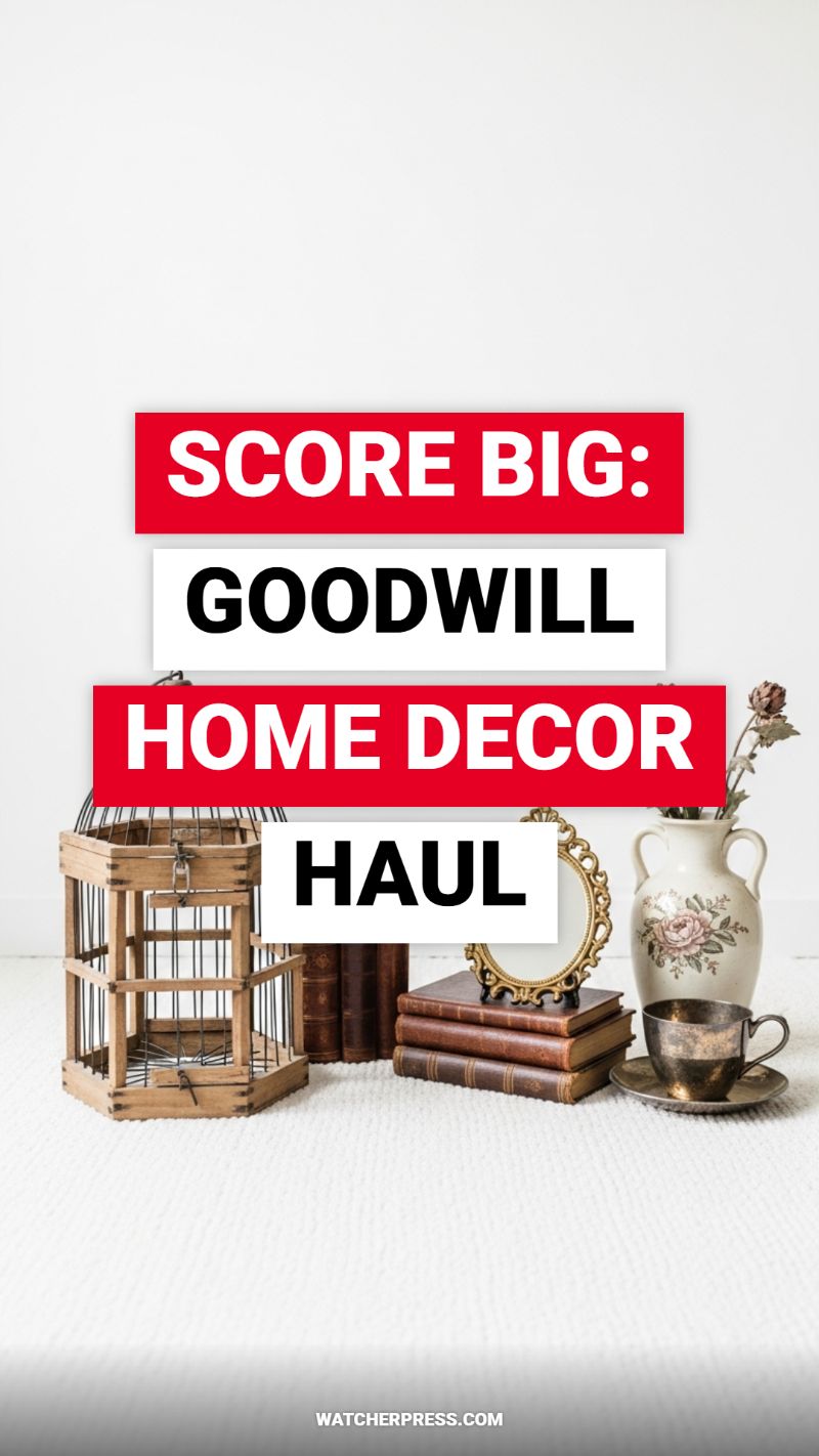 SCORE BIG: GOODWILL HOME DECOR HAUL