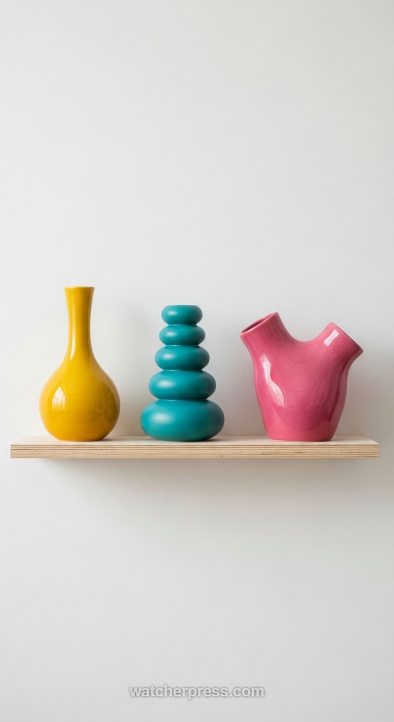 Sculptural Vases: Mastering Triadic Contrast and Form Play