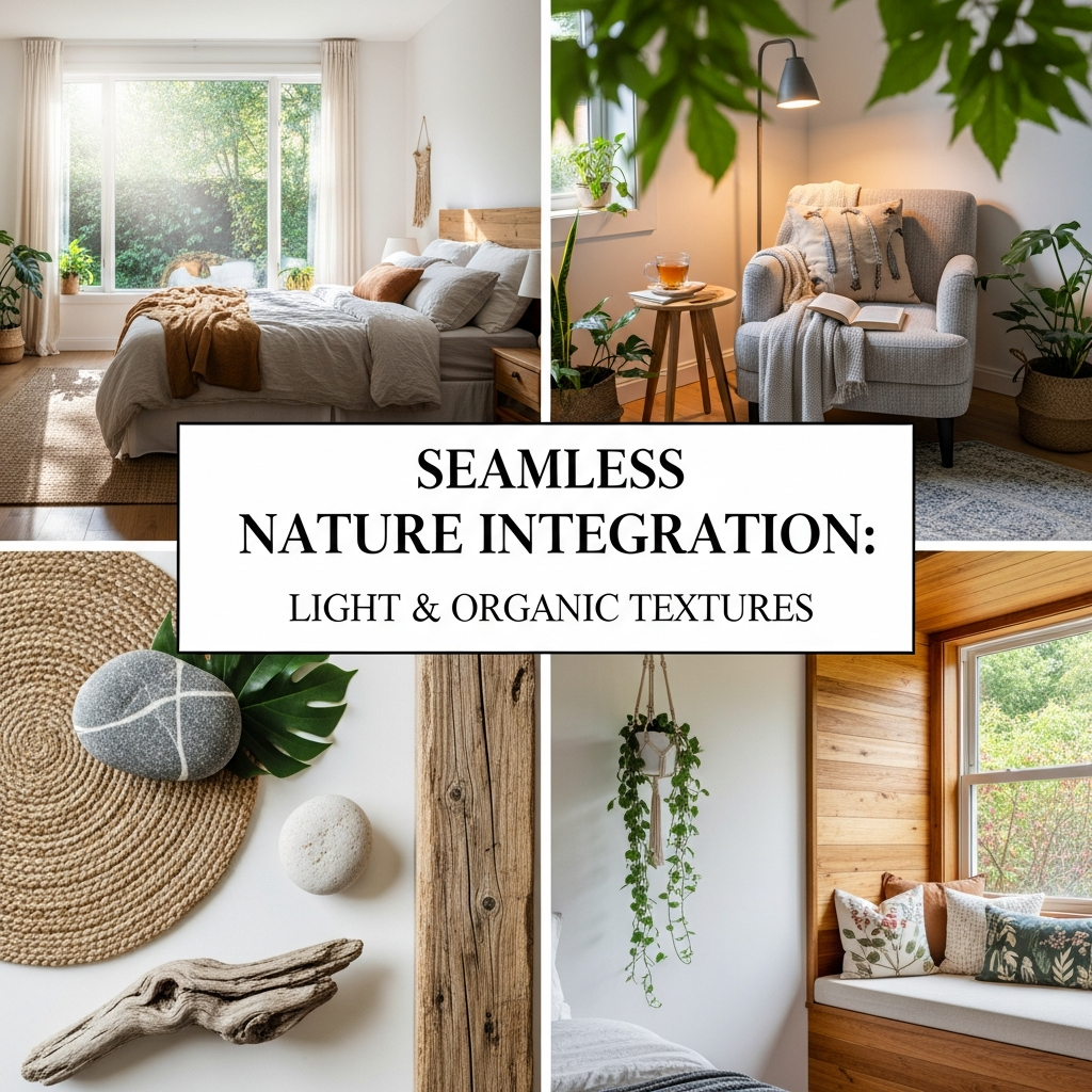Seamless Nature Integration: Light & Organic Textures