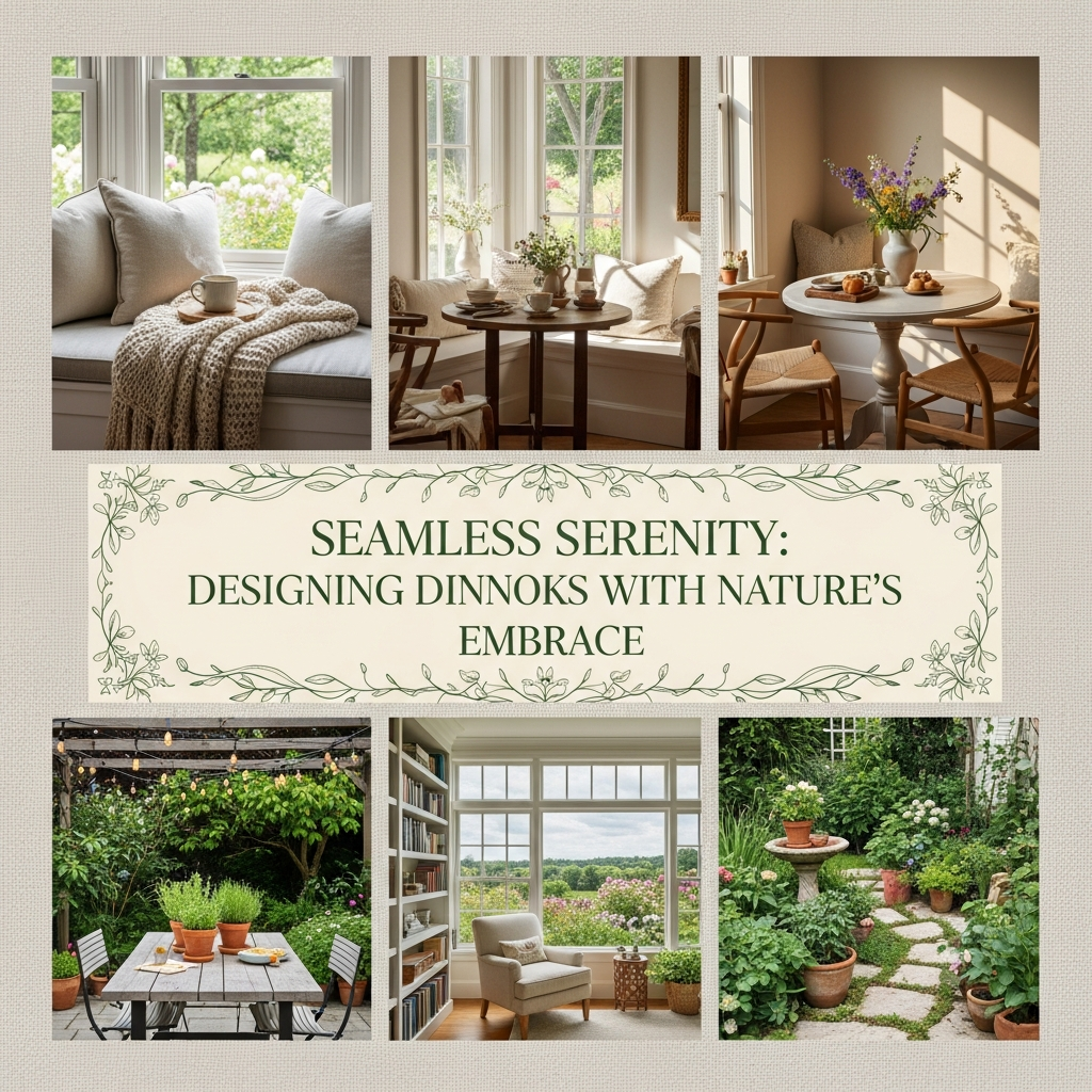 Seamless Serenity: Designing Dining Nooks with Nature's Embrace
