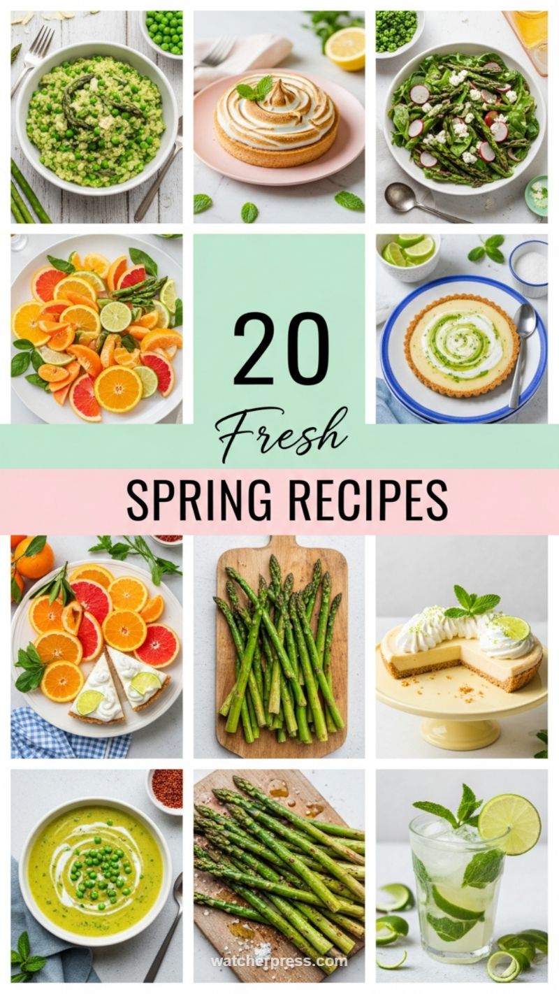 Seasonal Delight: 20 Fresh Spring Recipes