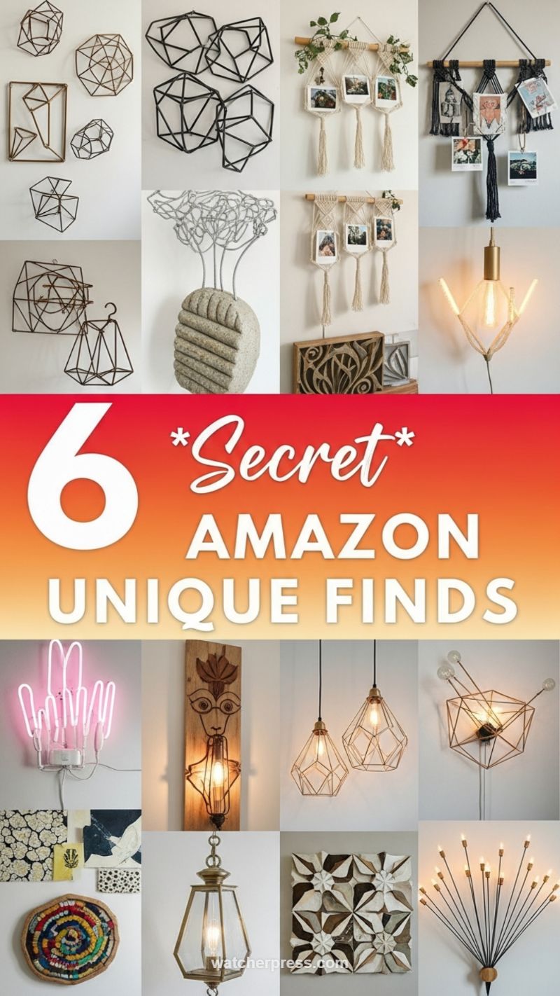 Secret Amazon Unique Finds: Sculptural Lighting