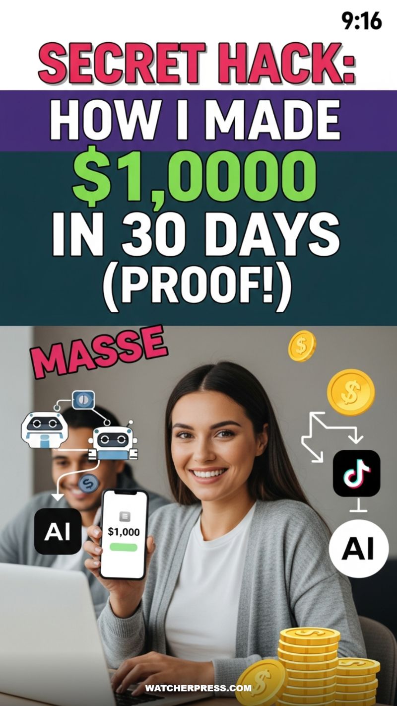 SECRET HACK: HOW I MADE $1,000 IN 30 DAYS (PROOF!)