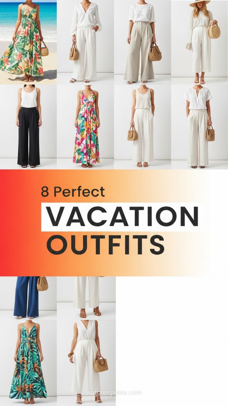 Section 5: White Linen & Tropical Maxi Dresses (The Perfect Vacation Outfits)
