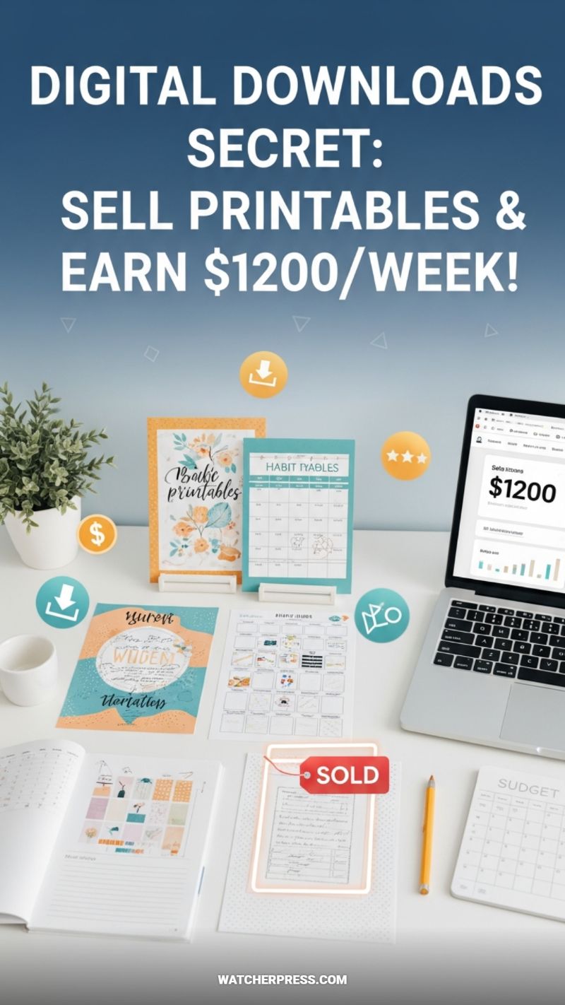 Selling Digital Printables: Unlock Passive Income with Creative Designs
