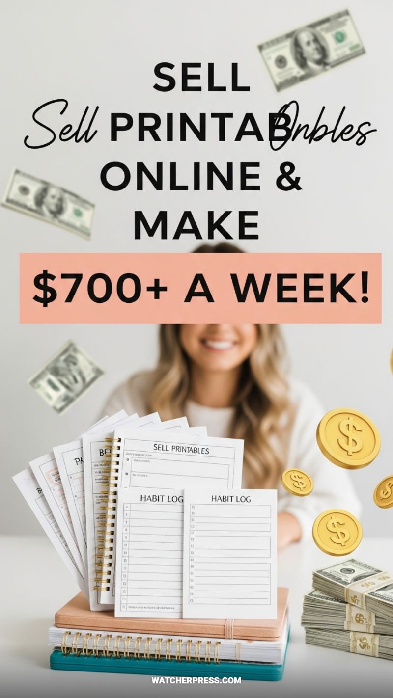 Selling Printables Online: Your Path to $700+ Weekly