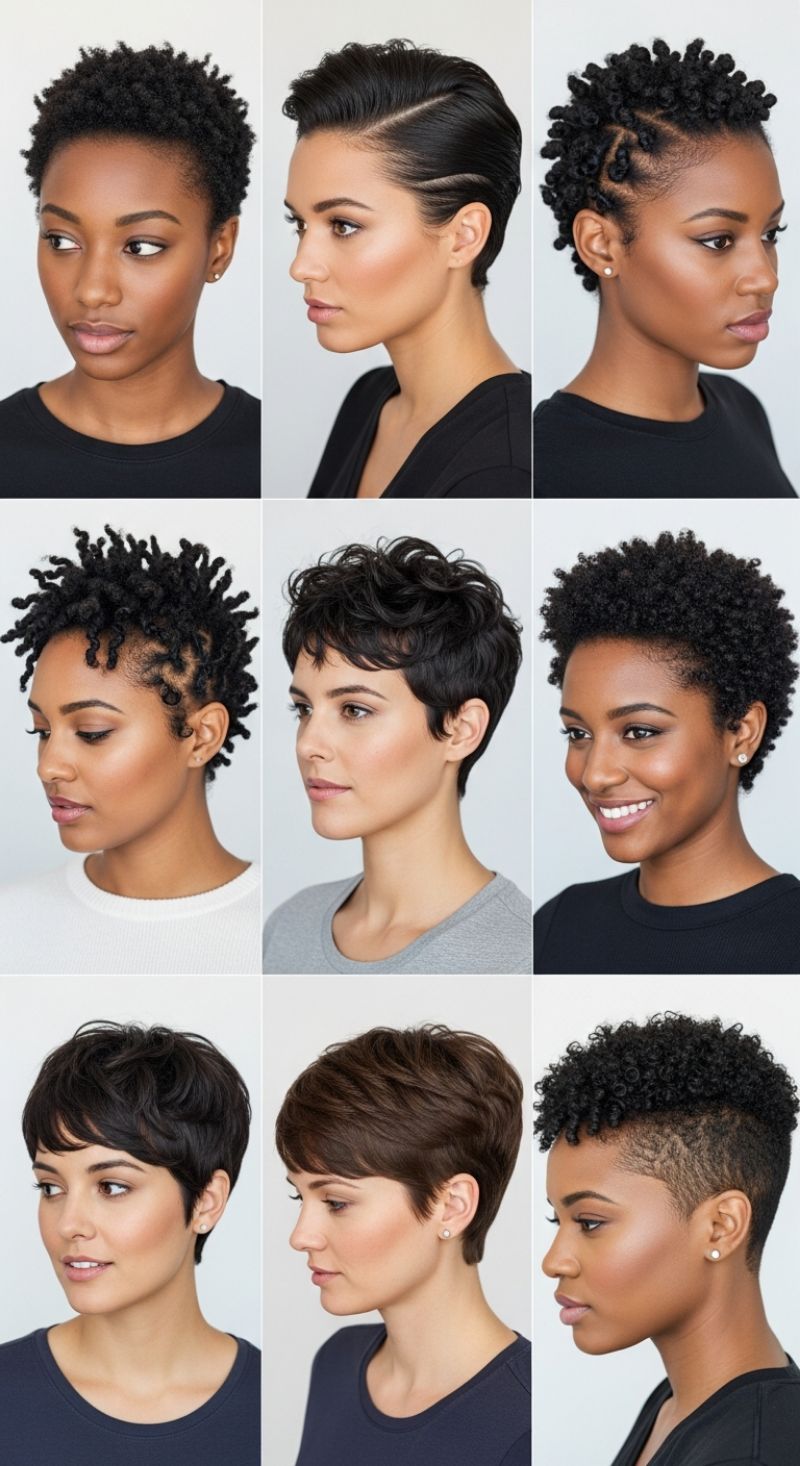 The Ultimate Hairstyle Lookbook: 100+ Stunning Ideas for Every Length, Texture, and Occasion Short Hair, Maximum Style: A Pixie Cut Lookbook for Versatile Textures