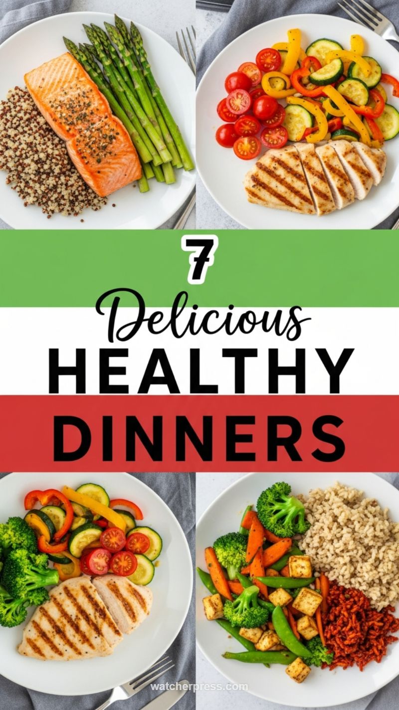 Simplify Wellness: 7 Delicious Healthy Dinner Plates