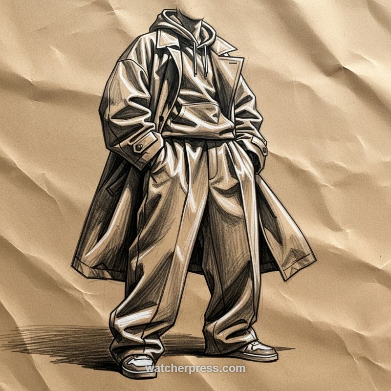 Sketching Drapery and Oversized Garments: Mastering Volume and Flow