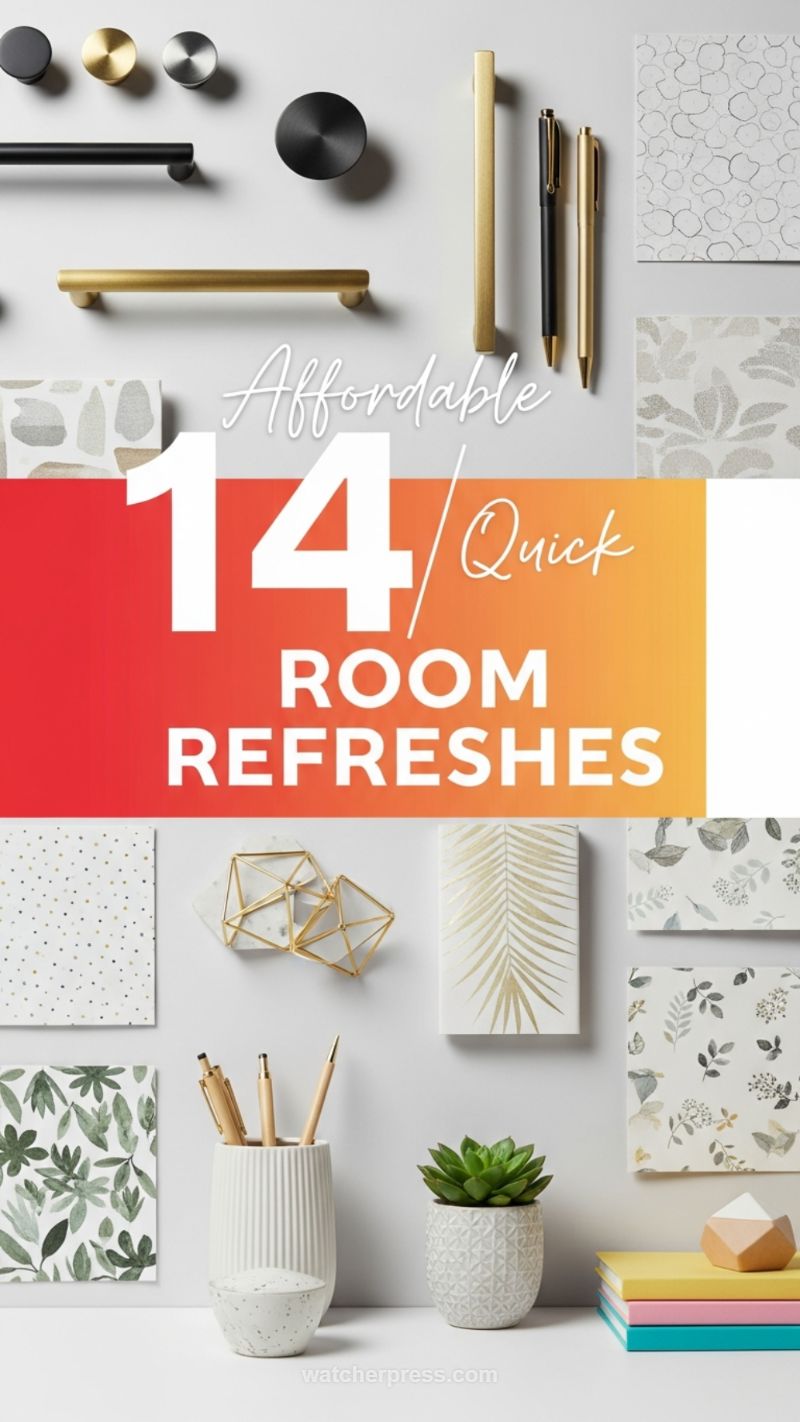 Small Changes, Big Impact: 14 Quick Room Refreshes Using Hardware and Samples