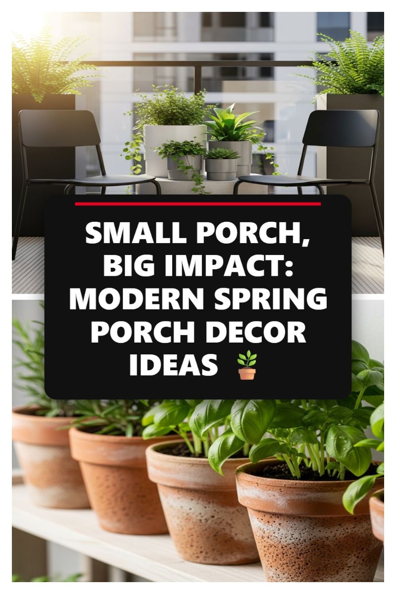 SMALL PORCH, BIG IMPACT: MODERN SPRING PORCH DECOR IDEAS