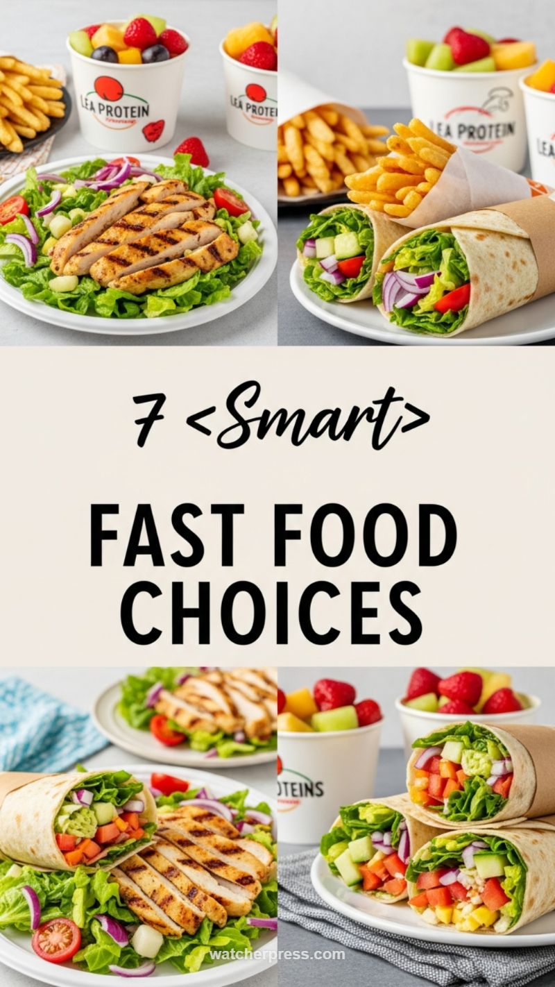 Smart Fast Food Choices: Grilled Chicken Salads & Wraps
