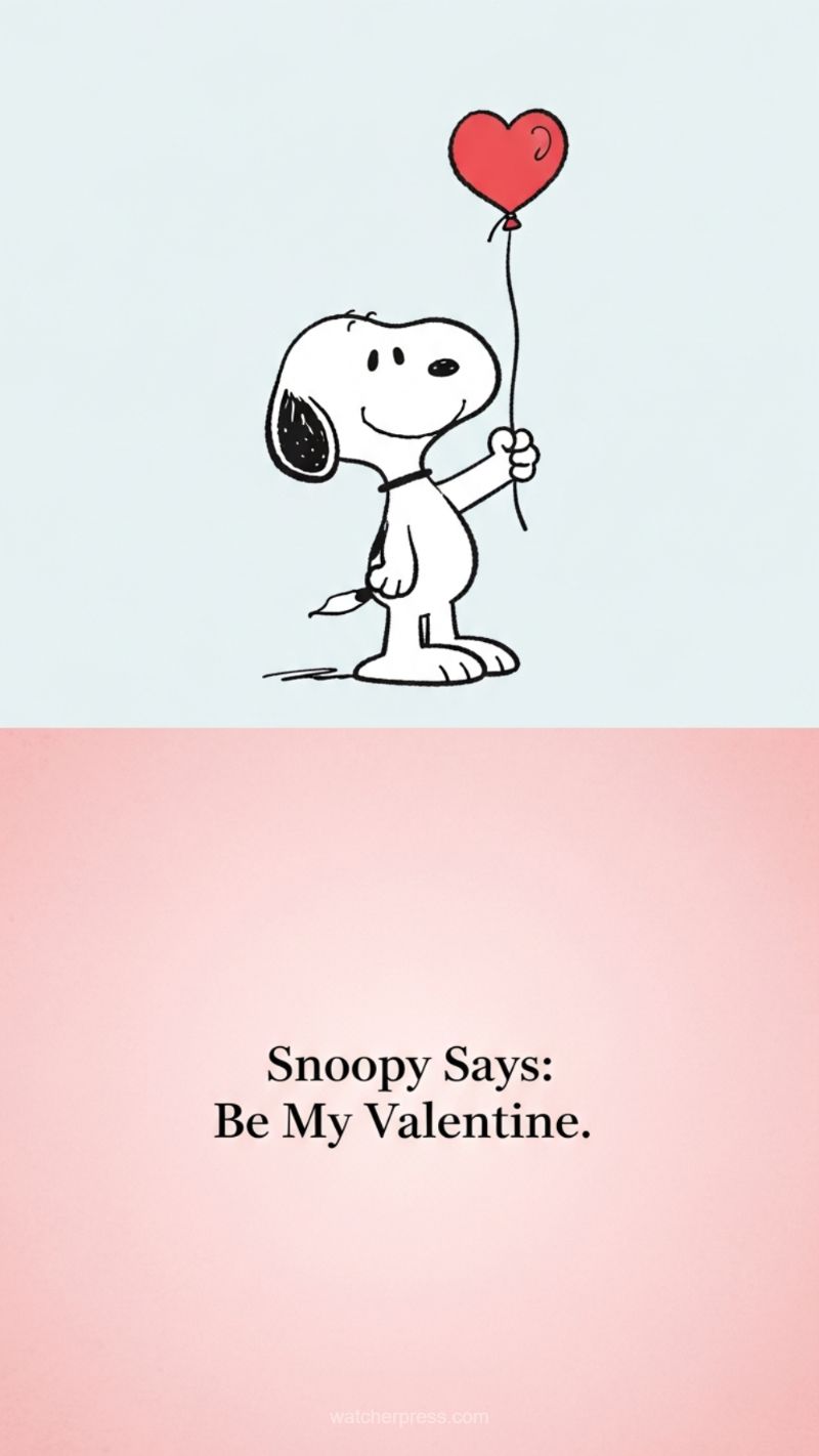 Snoopy Says: Be My Valentine (Classic Charm)