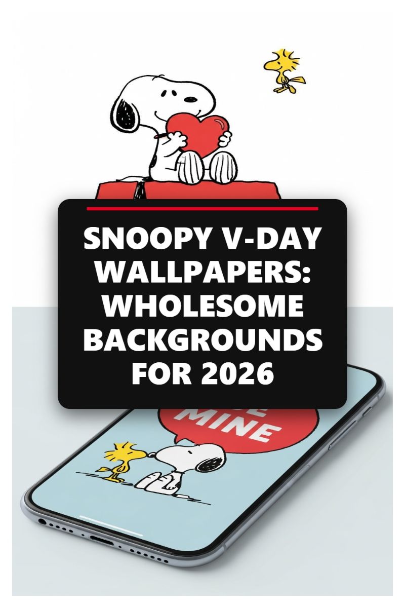SNOOPY V-DAY WALLPAPERS: WHOLESOME BACKGROUNDS FOR 2026